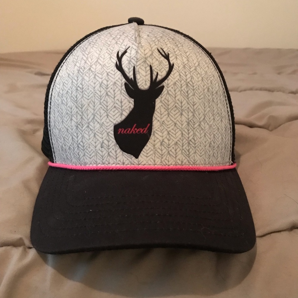 Buck naked snap back hat